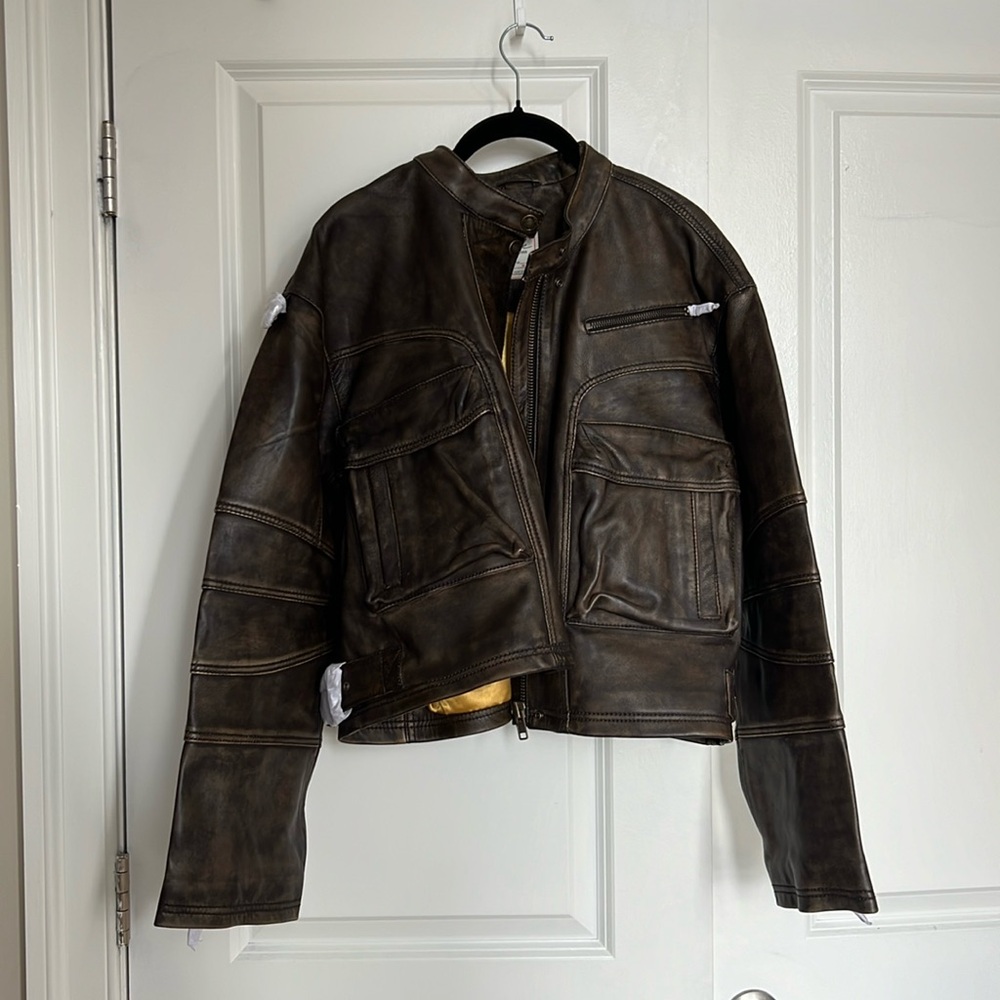 Brand new Free People Adrienne Jacket in the color Brownie. Never worn w/ tags